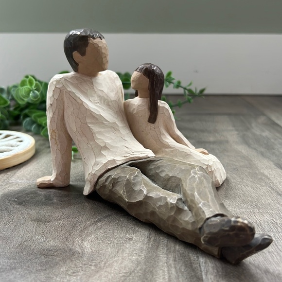 WILLOW TREE Collectible figurine - Father and Daughter - 2000 - - Picture 1 of 7